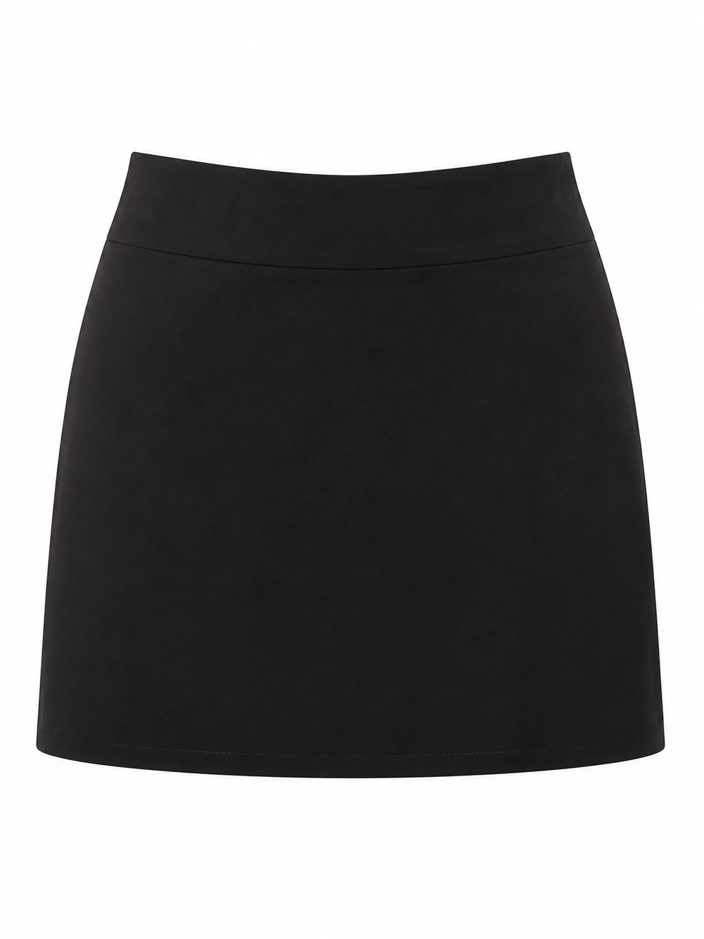 Women's Black Mini Skirt - Sleek A-Line Design